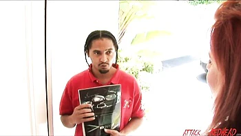 Wet Redhead Girlfriend Gets Rough Blowjob and Anal Fuck videos