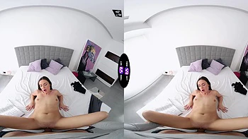 Sakura Hell rides big cock in steamy VR fuck videos