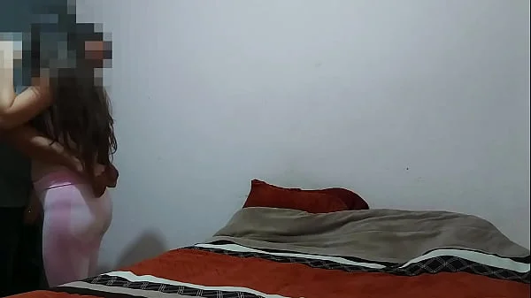 Young girl don't do it you're married! Dirty old man fucks a young married girl, cuckold calls him in the middle of the ass, real homemade 18 years old not faked videos