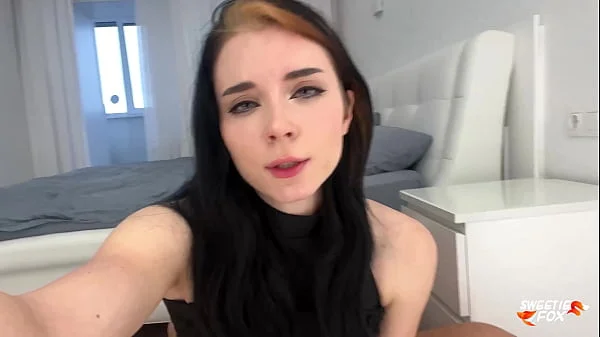 Horny brunette loves to look in the mirror as she gets fucked videos