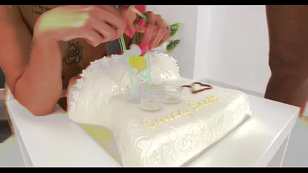 Birthday Party wet, 7on1, Candy Scott 23yo, ATM, DAP, No Pussy, Rough Sex, Big Gapes, Pee Drink, Cum in Mouth, Swallow GIO2302 videos