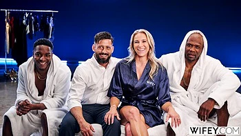 Two big black cocks for a truly sex-loving blonde naughty bonnie videos