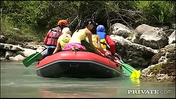 Jennifer Love Lucy Belle and Vanessa May Use Sex Toys on a Rubber Raft - Private Porn Sex Videos videos