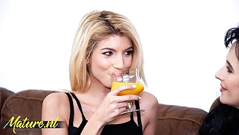 Skinny girl video with enchanting Sissi and Missy Luv from Mature NL videos