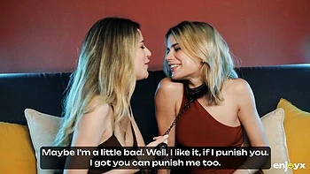 Enjoyx featuring Ada Lapiedra and Angelique Lapiedra's small tits video videos