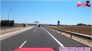 German Amateur Milf Does Public Blowjob In The Car While Driving With Deutsche Amateure videos