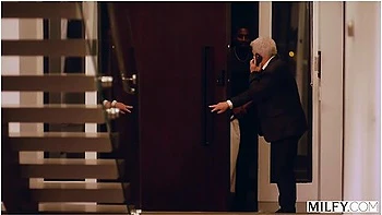 Domme Stepmommy Penny Barber Punishes Boy Toy While Hubbys At Work videos