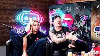 Pillow Talk featuring Brittany Andrews and Gabbie Carter's talking action videos