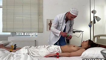 Doctor examines patient’s ass and pussy with a vibrator videos