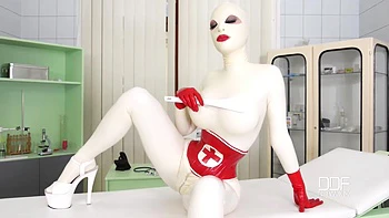Latex Sex Goddess's Self-Spanking and Masturbation Solo videos