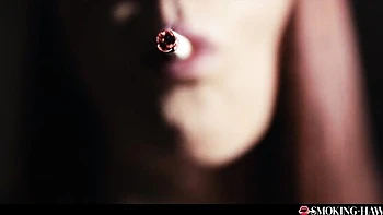 Pure Steve Q and Leya Desantis - smoking blowjob clip - Smoking Hawt videos