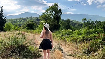 Young Angelica Has Dirty Sex In The Mountains And Takes Urine videos