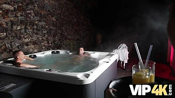 Spa smut with sneaky Dana Levy from VIP 4K videos